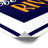 "Hong Kong" Vintage Travel Poster (Ecke)