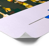 Hong Kong Vintage Travel Poster (Ecke)