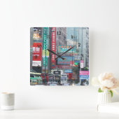 Hong Kong-Wanduhr Quadratische Wanduhr (Zuhause)