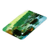 Hong Kong Water Taxis Abstrakter Impressionismus Magnet (Linke Seite)