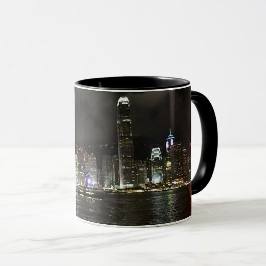 Hong Kongskyline-Tasse Tasse (VorderseiteRechts)