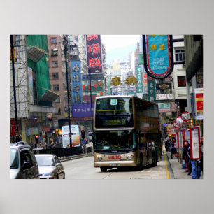 Hong- Kongstraße Poster