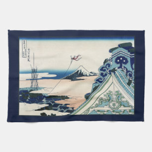 Honganji-Tempel Blick auf den Fuji japanischer Hol Geschirrtuch