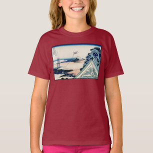 Honganji-Tempel Blick auf den Fuji japanischer Hol T-Shirt