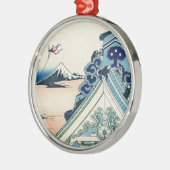 Honganji Tempel in Asakusa Mt Fuji, Feudal Japan Ornament Aus Metall (Links)