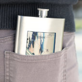 Honganji Temple Vista des Fuji Japanese Woodcut Flachmann (Beispiel)