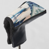 Honganji Temple Vista des Fuji Japanese Woodcut Golf Headcover (3/4 Vorderseite)