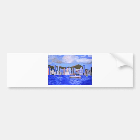 Hongkong Autoaufkleber (Vorne)