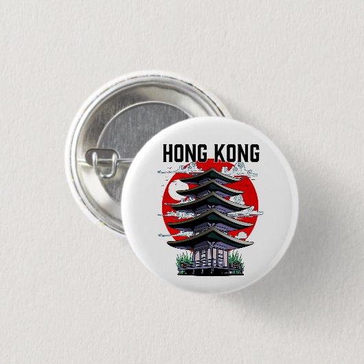 Hongkong Button (Vorne & Hinten)
