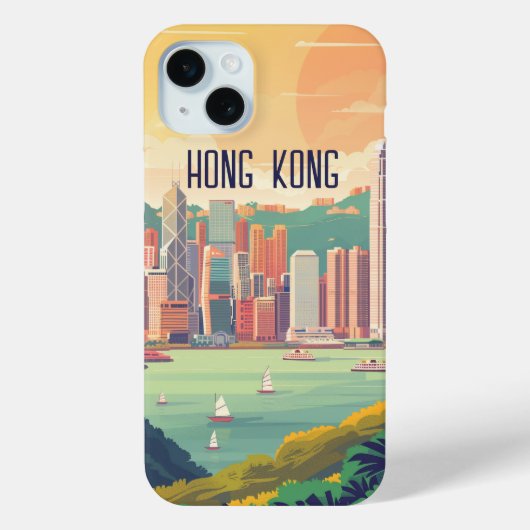Hongkong Case-Mate iPhone Hülle (Rückseite)