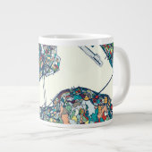 Hongkong, China Karte Jumbo-Tasse (Vorderseite Rechts)