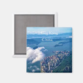 Hongkong China  Magnet (Vorderseite/Rückseite)