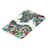 Hongkong, China Map Magnet (Linke Seite)