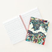 Hongkong, China Map Notizblock (Innenseite)