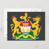 Hongkong, China Postkarte (Vorne/Hinten)