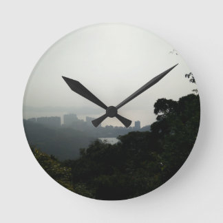 Hongkong Dawn Clock Runde Wanduhr