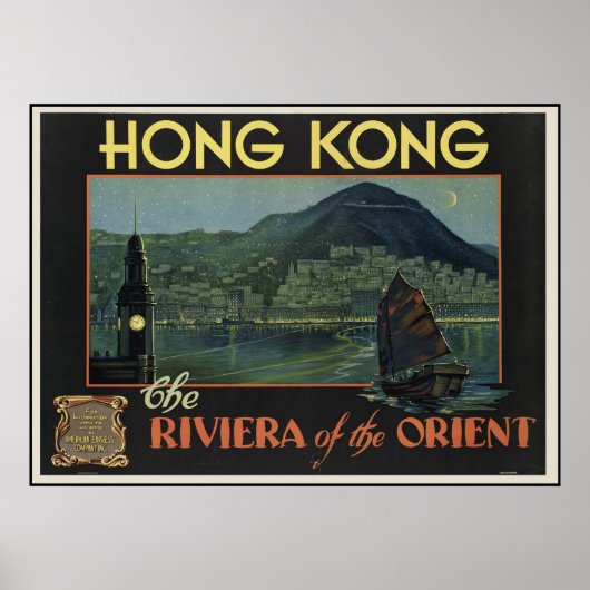 Hongkong Die Riviera der Ursprünge Poster (Vorne)