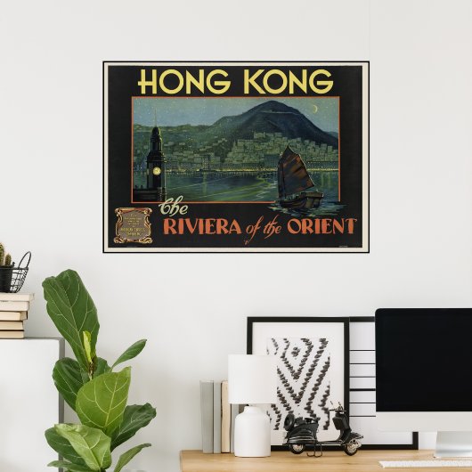 Hongkong Die Riviera der Ursprünge Poster (Heimbüro)