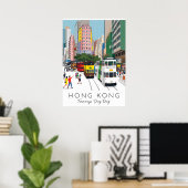 HONGKONG – DING DING STRASSENBAHN POSTER (Heimbüro)