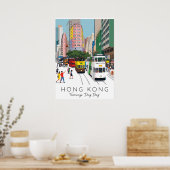 HONGKONG – DING DING STRASSENBAHN POSTER (Küche)