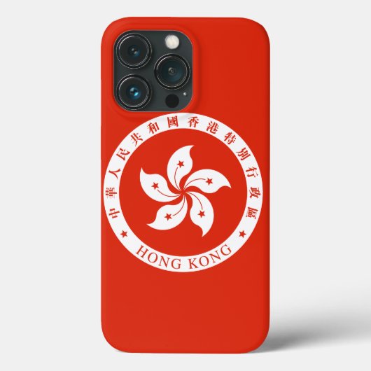 Hongkong-Emblem Case-Mate iPhone Hülle (Rückseite)