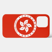 Hongkong-Emblem Case-Mate iPhone Hülle (Rückseite (Horizontal))