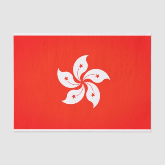 Hongkong Flag Geschenkpapier Seidenpapier (Vorderseite)