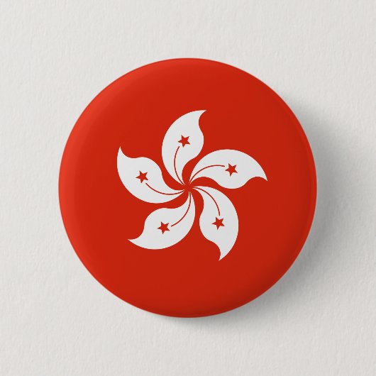 Hongkong Flag HK Button (Vorderseite)