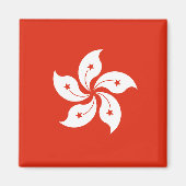 Hongkong Flag HK Magnet (Vorne)