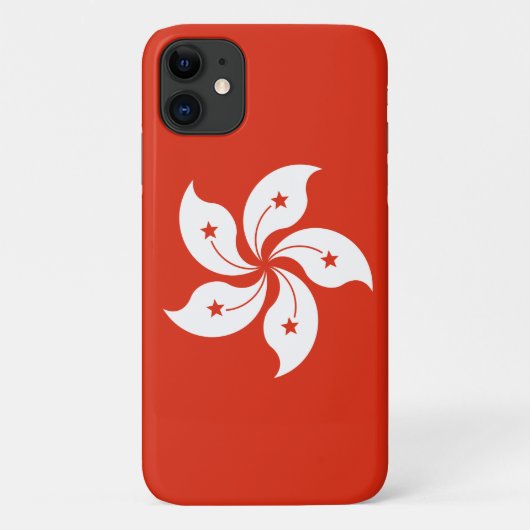 Hongkong-Flagge Case-Mate iPhone Hülle (Rückseite)