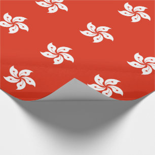 Hongkong-Flagge Geschenkpapier