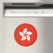 Hongkong-Flagge Magnet (In Situ (Geschirrspüler))