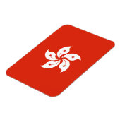 Hongkong-Flagge Magnet (Linke Seite)