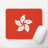 Hongkong-Flagge Mousepad (Mit Mouse)