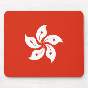Hongkong-Flagge Mousepad