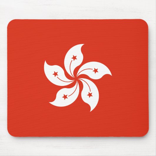 Hongkong-Flagge Mousepad (Vorne)