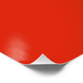 Hongkong-Flagge Poster (Ecke)
