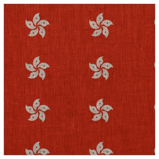 Hongkong-Flagge Stoff (Muster)