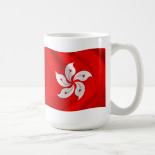 Hongkong Flaggen Tasse