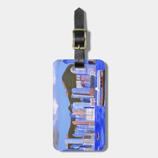 Hongkong Gepäckanhänger (Vorderseite vertikal)