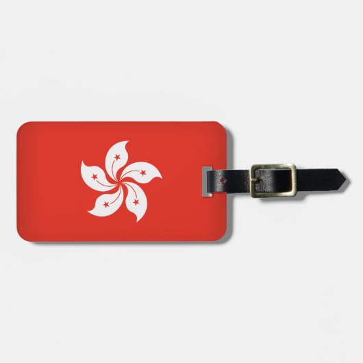 Hongkong Gepäckanhänger (Vorderseite horizontal)
