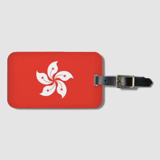Hongkong Gepäckanhänger (Vorderseite (Horizontal))
