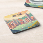 Hongkong Getränkeuntersetzer (Linke Seite)