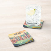 Hongkong Getränkeuntersetzer (Rechte Seite)