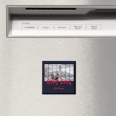 Hongkong Hafen Skyline Vintage China Souvenir Magnet (In Situ (Geschirrspüler))