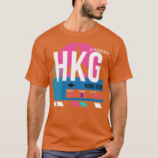 Hongkong HKG Airport Code Gepäckstück Tag 2 T-Shirt