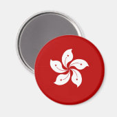 Hongkong Hochwertige Flagge Magnet (Vorderseite/Rückseite)