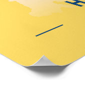 Hongkong - Hongkong Gelbe Stadtkarte Poster (Ecke)