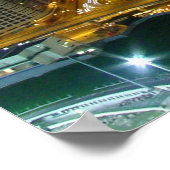 Hongkong in der Nacht Poster (Ecke)