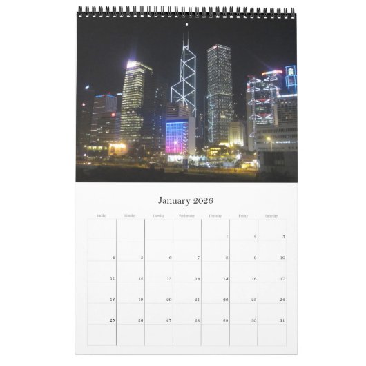 Hongkong Kalender (Jan 2026)